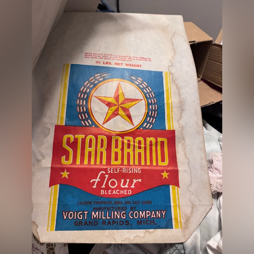 Carnation, Star  and Snow Drift Brand Flour Sacks